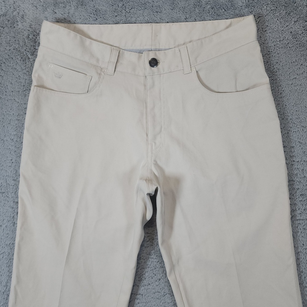 Peter Millar Performance EB66 Men Pants Beige 30x… - image 3